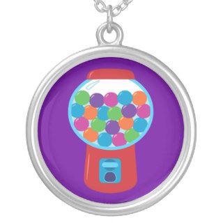 Candy Gumball Machine Custom Necklace