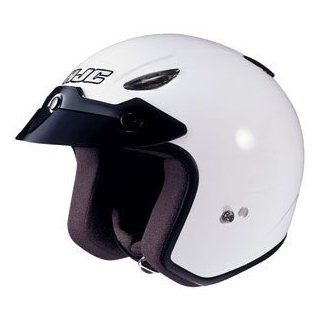 HJC CL 31 Open Face Motorcycle Helmet White Extra Large XL 08 414: Automotive