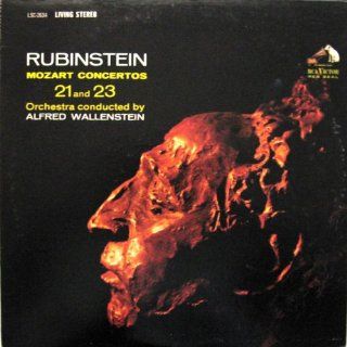Artur Rubinstein :Mozart Concertos No.21 in C K.467 and No. 23 in A, K. 488: Alfred Wallenstein: Music