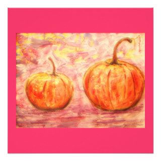 two pumpkins custom invite