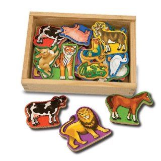 New   Magnetic Wooden Animals   475: Toys & Games
