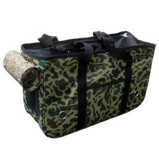 Medium Deluxe Camouflage Pet Carrier Bag : Soft Sided Pet Carriers : Pet Supplies
