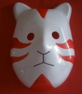 Naruto ANBU Black Ops Mask Cosplay Cos KTWJ494 red/white: Everything Else