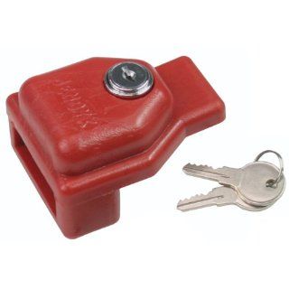 Accuform Signs KDD479 Plastic Glad Hand Trailer Lockout with Built in Key Lock, Keyed Alike, Red: Industrial Warning Signs: Industrial & Scientific