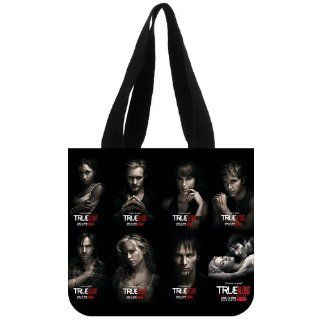 Custom True Blood Tote Bag (2 Sides) Canvas Shopping Bags CLB 481   Reusable Grocery Bags