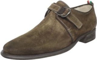 Bacco Bucci Men's Brennan Monk Strap,Brown,8.5 D US Shoes