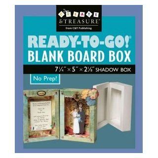 6 Pack BLANK BOARD BOX SHADOW BOX Papercraft, Scrapbooking (Source Book): Office Products