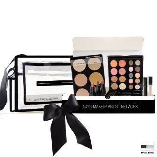 Makeup Artist Network Pro Mineral Makeup Starter Kit 501 w/ Pro Makeup Artist Studio Set Bag : Makeup Artist Foundation Kit : Beauty