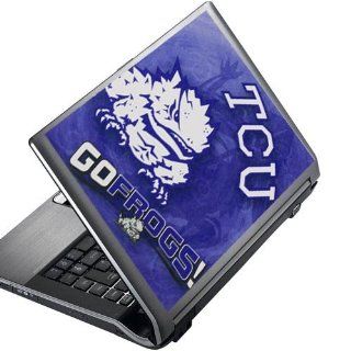 NCAA TCU Horned Frogs 8'' x 10'' Peel & Stick Laptop Art : Business Card Holders : Office Products