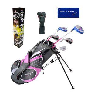 Paragon Golf Girls Golf Club Set, Pink, Ages 5 7   Left Handed : Golf Club Complete Sets : Sports & Outdoors