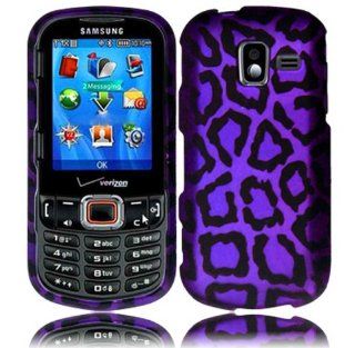 Samsung Intensity 3 III U485 Hard Design Cover Case Purple Leopard: Cell Phones & Accessories