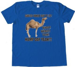 Guess What Day It Is Camel Hump Day   Tee Shirt Gildan Softstyle: Novelty T Shirts: Clothing