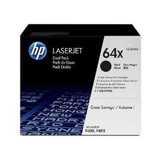 Hewlett Packard HP 64X LaserJet P4015, P4515 Series Smart Print Cartridge Dual Pack (24,000 x 2 Yield) (2 Pack of CC364X) (For Use in Models P4015, P4515), Part Number CC364XD