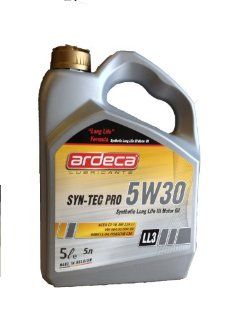 VW 504.00 507.00 Approved Ardeca SYNTH Pro 5w 30 LL03 Fully Synthetic Motor Oil 5L Made in BELGIUM: Automotive