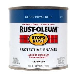 Rust Oleum Stops Rust 1 qt. Gloss Royal Blue Protective Enamel Paint (2 Pack) 7727502