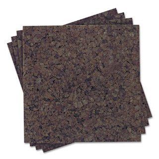Quartet   Cork Panel Bulletin Board, Natural Cork, 12 x 12, 4 Panels/Pack   Sold As 1 Pack   Design your own bulletin board, any size or any shape, or cover a whole wall with dark cork panels.: Everything Else