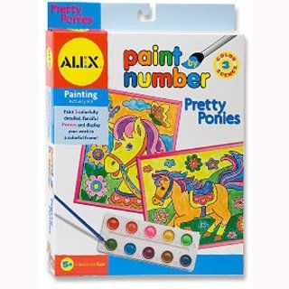Pretty Ponies Paint Book: Toys & Games