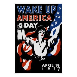 Wake Up America Day    WWI Poster