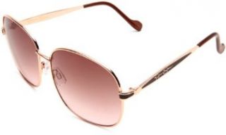 Jessica Simpson Women's J509 RGD Round Sunglasses,Rose Gold Frame/Brown To Pink Gradient Lens,One Size: Clothing