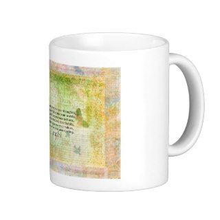 Inspirational Gandhi quote actions and values Coffee Mugs