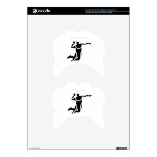 Volleyball Spike Silhouette Xbox 360 Controller Skin