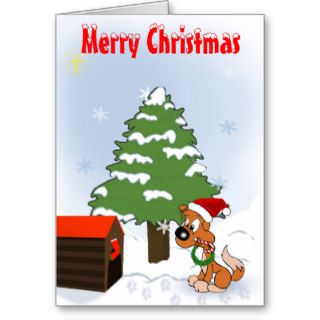 Doug the Dog Merry Christmas Card
