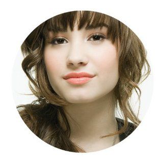 Custom Demi Lovato Mouse Pad Standard Round Mousepad WP 023 : Office Products
