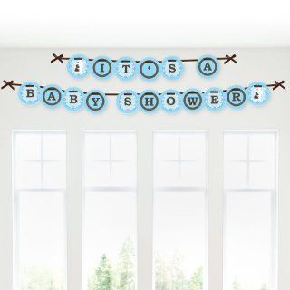 Silhouette Couples It's A Boy   Baby Shower Garland Banners: Toys & Games