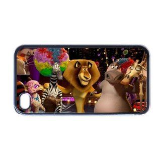 Madagascar Movie Cartoon Cool Unique Design iphone 4 4S Cases Cover Vol2 Cell Phones & Accessories