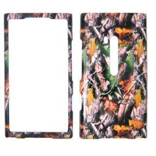NOKIA LUMIA 900 AT&T   Camo Camouflage Leaves and Branches Hard Case, Cover, Snap On, Faceplate: Cell Phones & Accessories