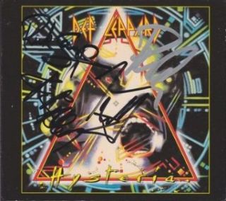 DEF LEPPARD Band Signed Autographed "Hysteria" CD PSA/DNA Joe Elliott +3 Entertainment Collectibles
