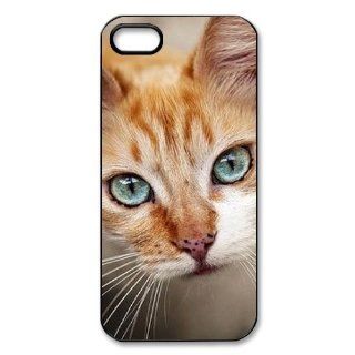 Custom Cat Eyes Personalized Cover Case for iPhone 5 5S LS 501: Cell Phones & Accessories