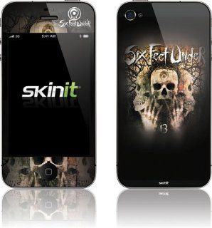 Skull Art   Six Feet Under 3 Skulls   iPhone 4 & 4s   Skinit Skin Cell Phones & Accessories