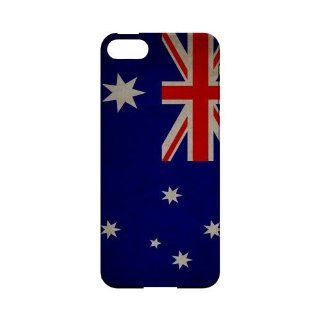 [Geeks Designer Line] Grunge Australia Apple iPhone 5 Plastic Case Cover [Anti Slip] Supports Premium High Definition Anti Scratch Screen Protector; Durable Fashion Snap on Hard Case; Coolest Ultra Slim Case Cover for iPhone 5 Supports Apple 5 Devices From