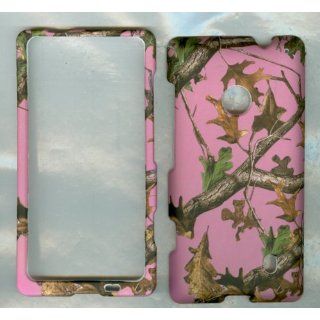 NOKIA LUMIA 521 520 T MOBILE AT&T METRO PCS PHONE CASE COVER FACEPLATE PROTECTOR HARD RUBBERIZED SNAP ON CAMO PINK ADVANTAGE TREE HUNTER NEW: Cell Phones & Accessories