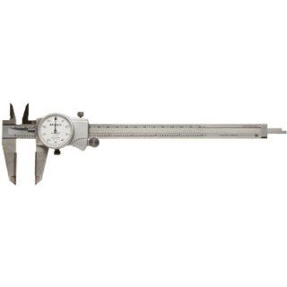 Mitutoyo 505 709 Dial Caliper, Stainless Steel, White Face, 0 8" Range, +/ 0.002" Accuracy, 0.001" Resolution: Industrial & Scientific