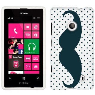 Nokia Lumia 521 Mustache with Dots Phone Case Cover: Cell Phones & Accessories