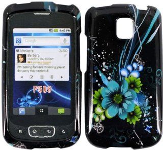 For AT&T LG Thrive P506 Accessory   Blue LILY l Designer Hard Case Cover: Cell Phones & Accessories