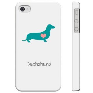 SudysAccessories Dachshund Dog iPhone 4 Case iPhone 4S Case   SoftShell Full Plastic Direct Printed Graphic Case: Cell Phones & Accessories