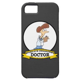 WORLDS GREATEST DOCTOR WOMEN CARTOON iPhone 5 CASES