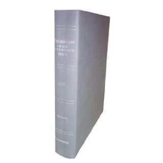 Thompson Chain Reference Bible (Style 507gray)   Regular Size KJV   Deluxe Kirvella: Frank Charles Thompson: 9780887075353: Books