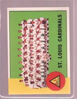 1963 Topps #524 St. Louis Cardinals Team NM: Sports Collectibles
