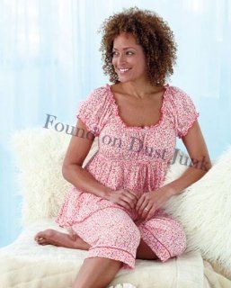 Plus Size Knit Capri Pajamas Women Size 1x or 18/20: Everything Else