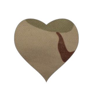 DCU Camouflage Military Pattern Peace Destiny Heart Sticker