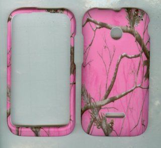 Camoflague Pink Real Tree Huawei Inspira H867g/ Glory H868c/ Prism 2 U8686 (Straight Talk/t mobile/net10)phone Case Cover Snap on Hard Rubberized Faceplate Protector: Cell Phones & Accessories
