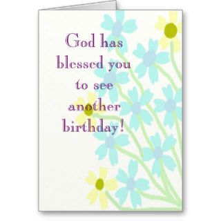 God has blessed you birthday Card