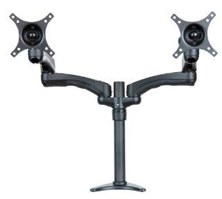 Mount It! Articulating Dual Arm Computer Monitor Desk Mount for monitors up to 24": Electronics