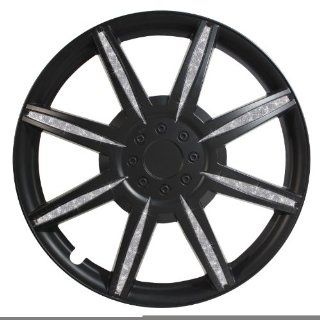 Pilot Diamond Dust 14 Inch Wheel Cover, Matte Black WH531 14B B Automotive
