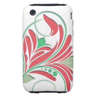 Devine Swirly Vine Tough iPhone 3 Case