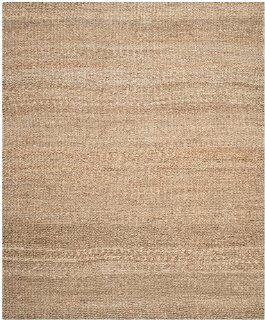 Safavieh NF732A Natural Fibers Collection Jute Area Rug, 9 Feet by 12 Feet, Natural  